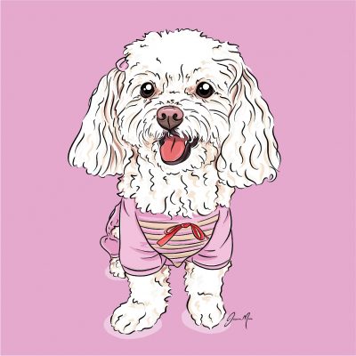 Custom Pet Portraits | Pop Art Puppy Dogs