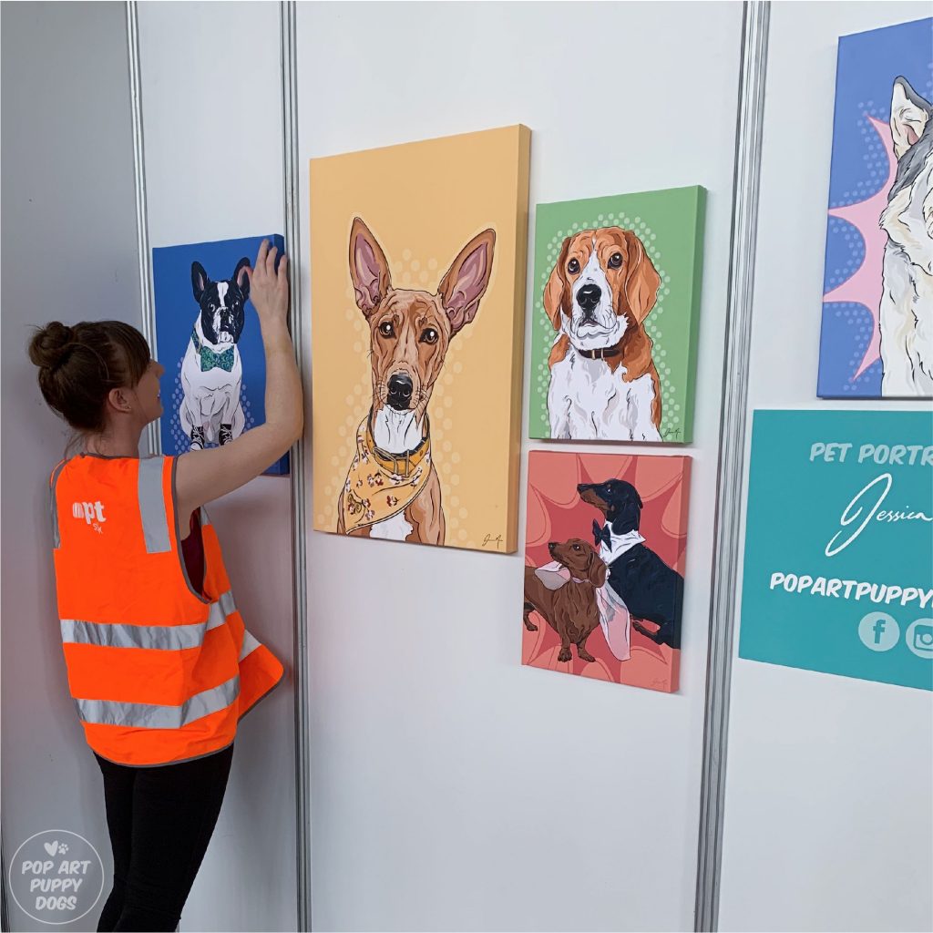 Dog lovers show melbourne 2019 Set Up | Pop Art Puppy Dogs