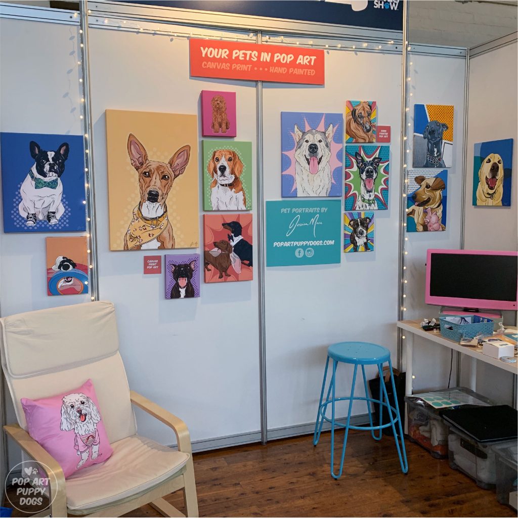 Dog lovers show melbourne 2019 Set Up | Pop Art Puppy Dogs