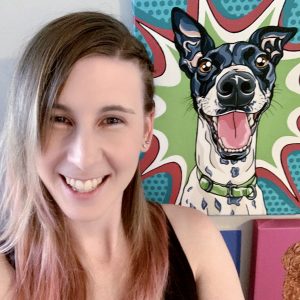 Jessica Marie - Pop Art Puppy Dogs Pet Portrait Artist