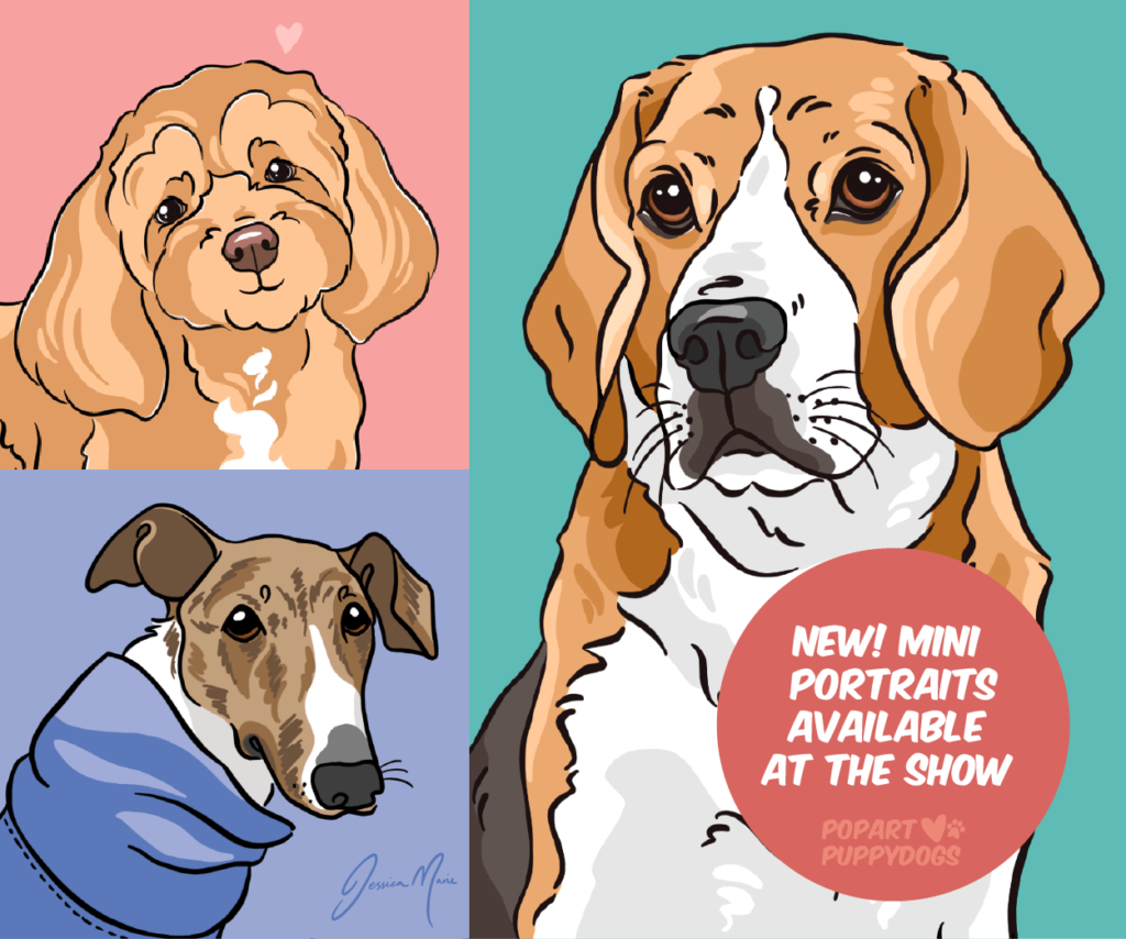 Mini Pet Portraits launching at the Dog Lovers Show Melbourne 2022