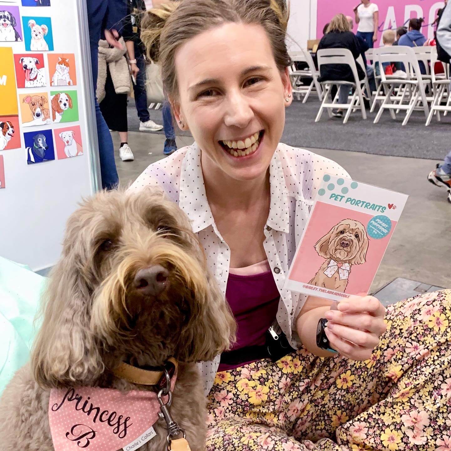 Bailey @Bailey.thelabradoodle Dog Lovers Show Melbourne 2022 | Pop Art Puppy Dogs