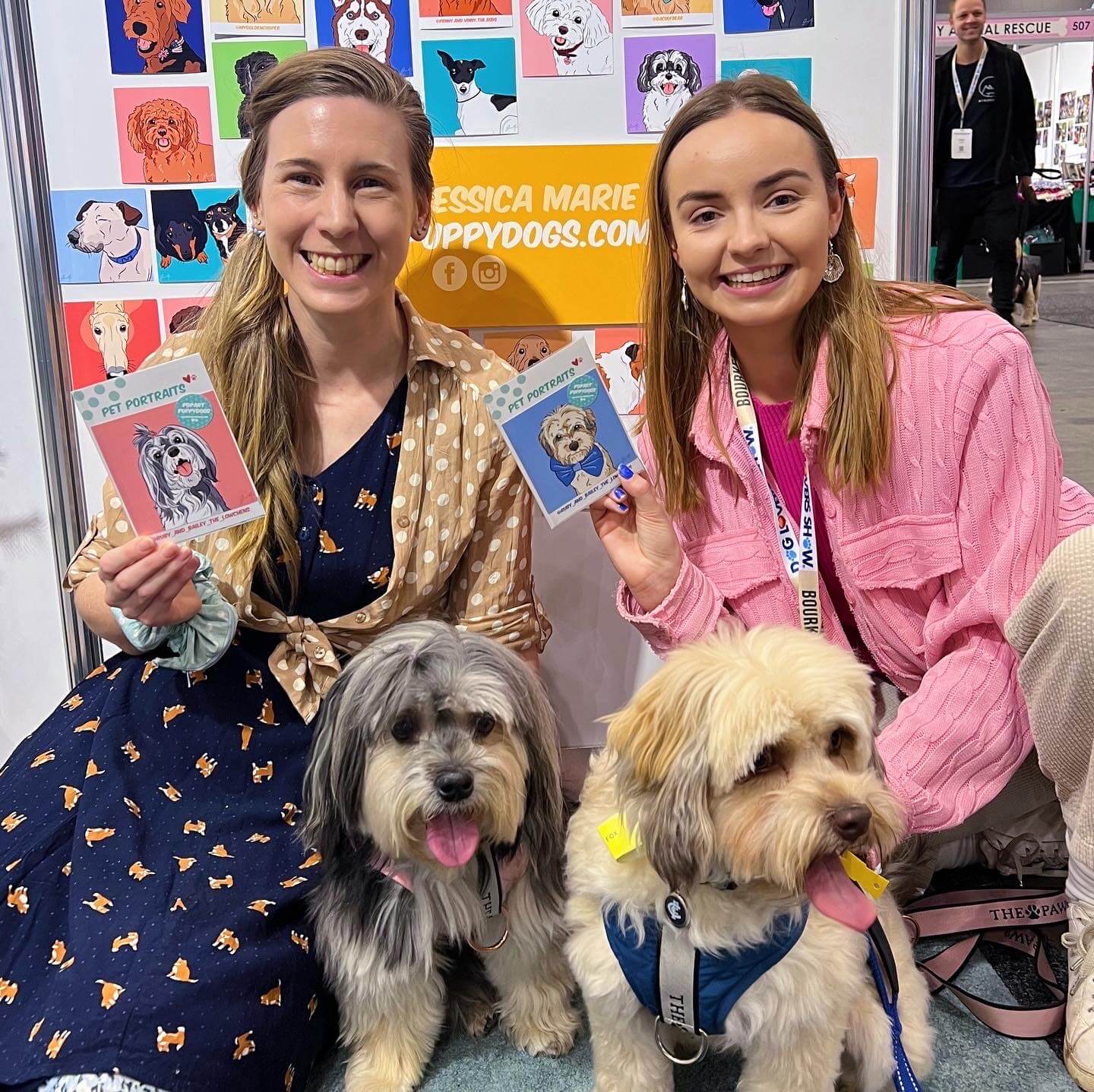 Ruby & Bailey @ruby_and_bailey_the_lowchens Dog Lovers Show Melbourne 2022 | Pop Art Puppy Dogs